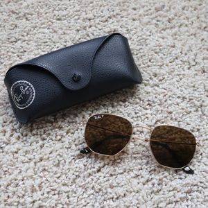 Ray-Ban Polarized Hexagonal Flat Lenses